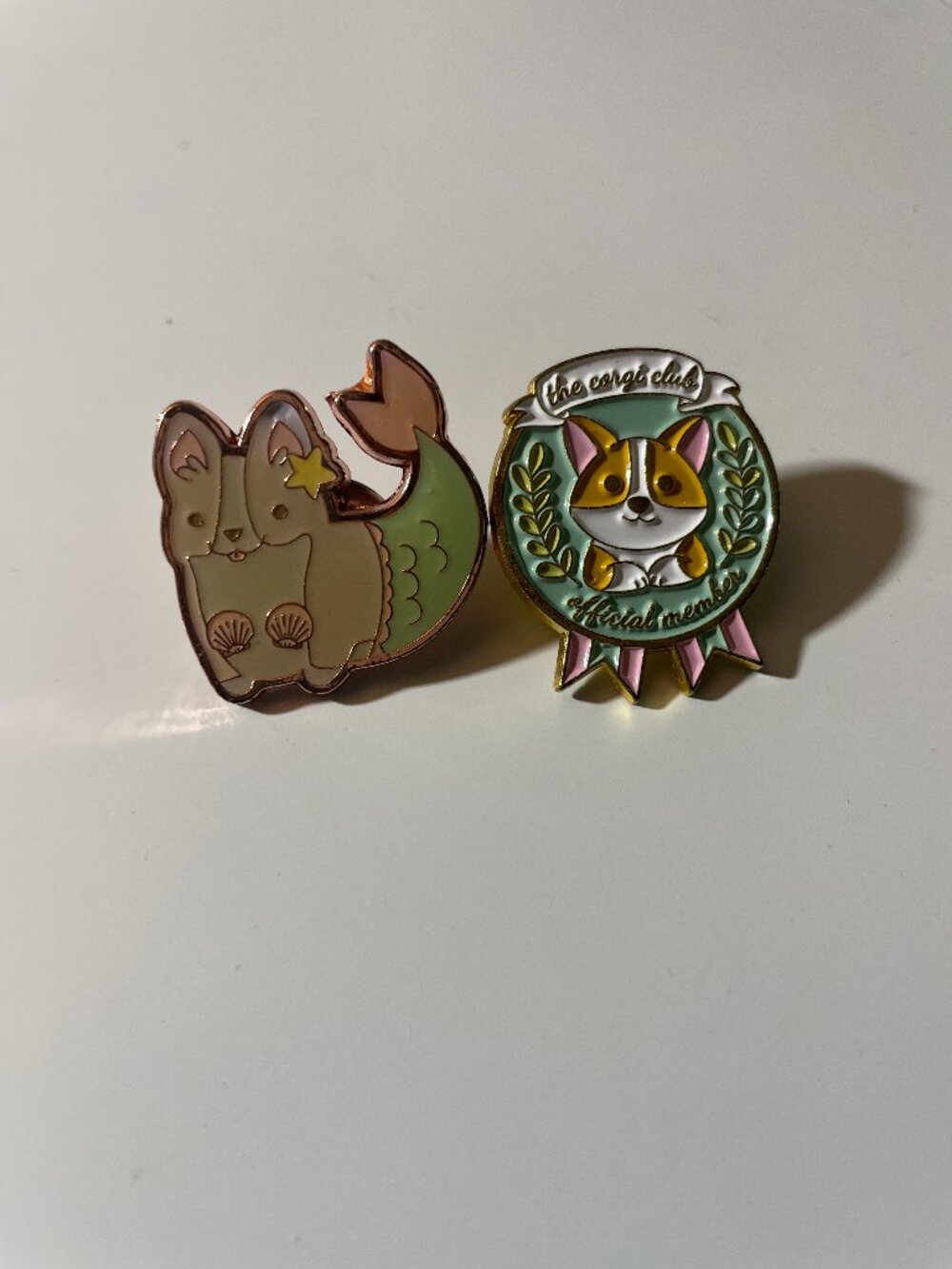2 Corgi Pins